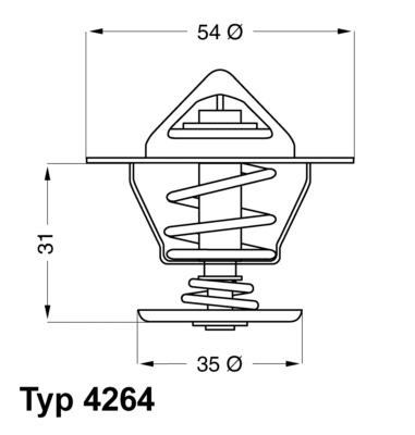 TERMOSTAT - 87°C / TX 13 87D / TH11287G1 - WHL 4264.87D