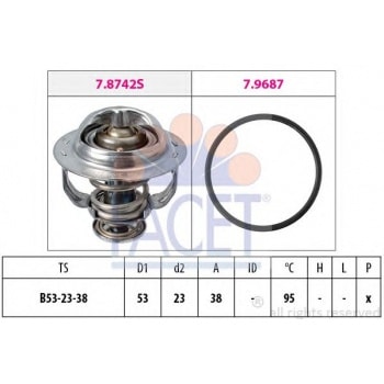 TERMOSTAT 95° A3 A4 A5 TT Q5 GOLF VI LEON JETTA PASSAT - FACET 7.8742