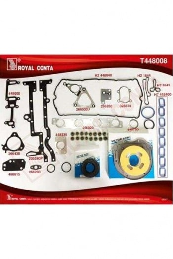 MOTOR TAKIM CONTA (ALT / UST FULL) REINZ KECELI S,K,C HARIC TRANSIT V184 2,4TDCI 01>06 V347 2,4TDCI - ROYAL T448008