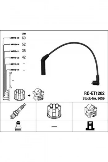 Toyota Bujı Kablosu (rc Et1202 / 01) - Ngk 9059
