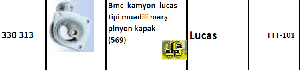 MARŞ ÖN KAPAK-BMC 26376 - LUCAS-TTT101