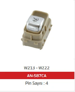 Unıversal Cam  Anahtarı>w213 - W222 - W238 Bagaj Açma - Bej - 8t92 - Mcar-An587ca