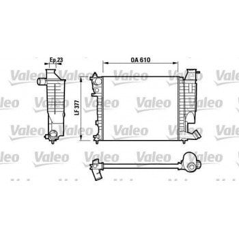 MOTOR SU RADYATORU (SEGMANLI) P306 XSARA 93 97 1,8 1,6I KLIMALI OLCU: (377,5*610*23) / (1351Z3 ALINI - VALEO 732535