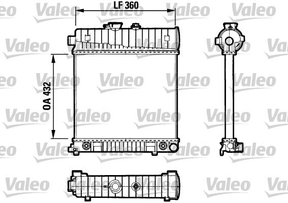 MOTOR SU RADYATORU (KLIMASIZ) W202 93>00 S202 96>01 W210 97>02 S210 96>00 - VALEO 731804