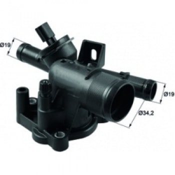 TERMOSTAT KOMPLE 87°C MASTER III MOVANO 2.3DCI CDTI 10> - MAHLE TI21987