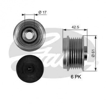 ALTERNATOR KASNAGI (RULMANLI) CLIO II KANGO MEGANE SCENIC 1.9DCI 1.9DTI LOGAN II 1.8 16V 2.0 16V (F9 - GATES OAP7043