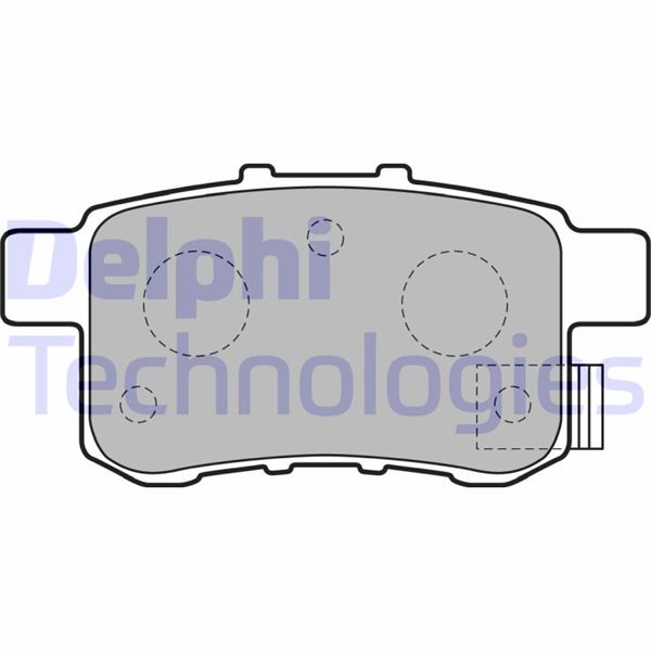 ARKA FREN DISK BALATASI HONDA ACCORD 09>12 - DELPHI LP2145