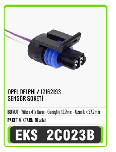 SOKET>OPEL DELPHI / 12162193 SENSÖR  S2044 - EKS-2C023B