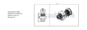 MARŞ DİŞLİSİ>9DİŞ  CASE - LUCAS-SDR2009