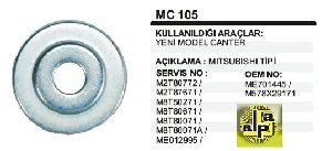 Unıversal Marş Kapağı Orta-Mt Ym.mitsubıshı Canter - Remark-Mc105