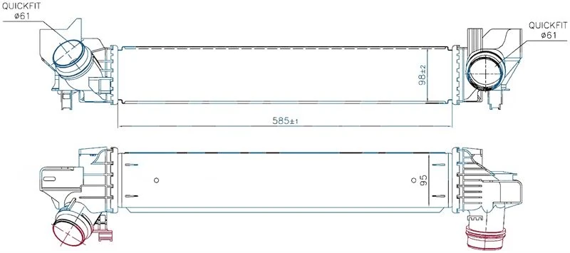 Bmw Turbo Radyatörü - Turbo Radyatörü - Kal 375760