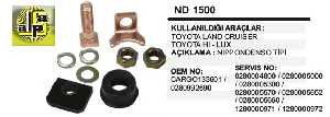 Unıversal Otomatik Tamir Takımı-Nd Toyota Land Cruıser/toyota Hi-Lux - Remark-Nd1500