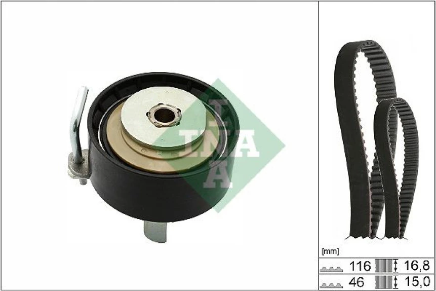 Ford Triger Seti - Cm5g 6k245 Eb/e3bg 6k288 Ba/f1fg 6b651 Aa/1,0 3 Cly (kayıs Genisligi 16.8 Mm) - İna 530 0763 10