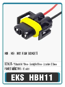 Unıversal Soket>ampül   H11 - Eks-Hbh11