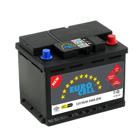 AKU 12V 50 AH LB1 (207×175×175) ALCAK - EUROCELL 869916690006