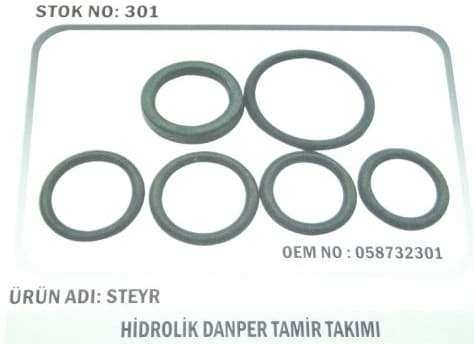 65030 768-8073 Hidrolik Damper Kumanda Tamir Takımı 301 27032038 Karadeniz C-442 - PY-65030 - PY-65030