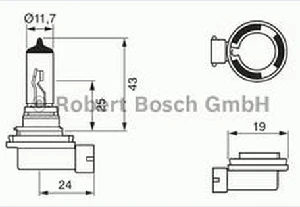 Unıversal Ampul- Eco - 12 V - H11 - 55 W - Pgj19-2 Abarth; Alfa Romeo; Alpına (b.bovensiepen Kg); Audı; Bmw; - Bosch-1987302806