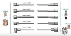 Unıversal Buji Kablo Seti-İth.usa Renault  12 Serisi - Doduco-7720