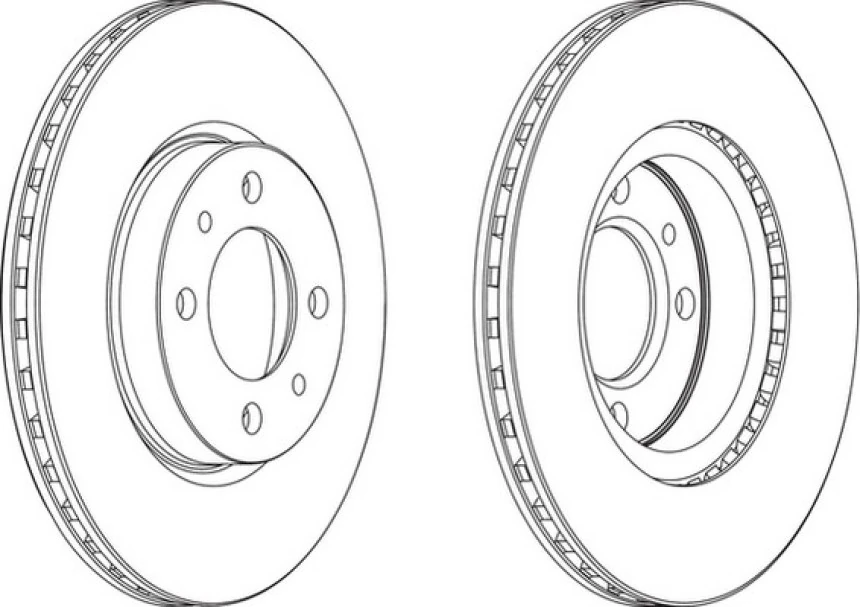 Fiat Fren Diski Ön - Takım  257mm - Frd Ddf521
