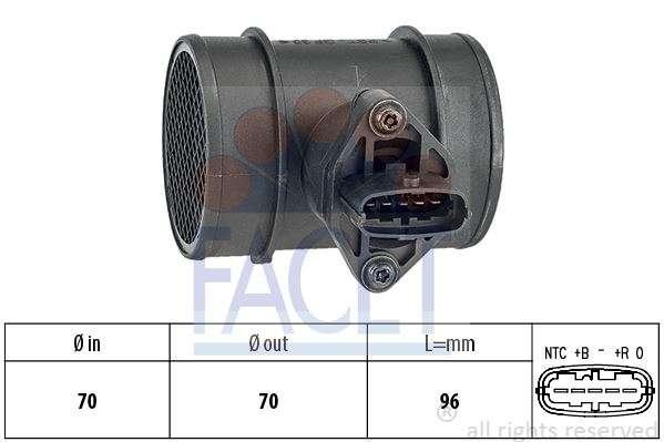 SENSOR HAVA AKIS SANTAFE - SORENTO - TUCSON (DEBIMETRE) - FACET 10.1264