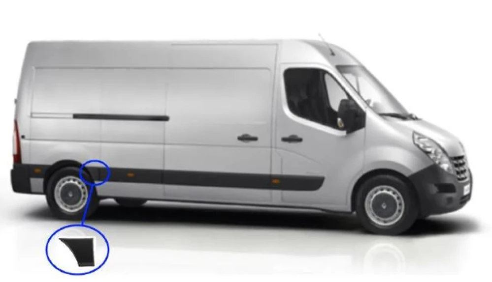 Renault Sag Arka Yan Çevre Bandı Renault Master III 10> Uzun Sase - Kaya Kr-406