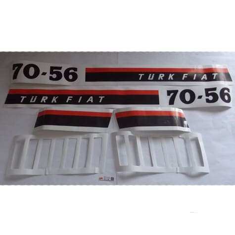 43620 70-56 Yan Yazı Takım Türk Fiat Erd235 5087771 Erdal C-334 - PY-43620 - PY-43620