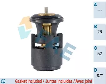 TERMOSTAT - TX 41 87D (87°C ) - FAE 5320687