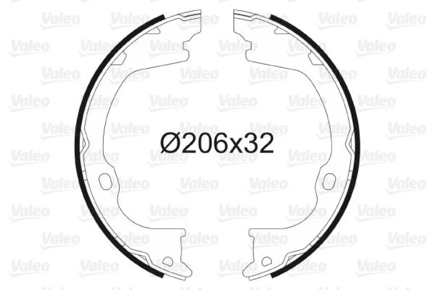 Jeep El Fren Balatası Jeep Cherokee Wrangler III 2.8 - Valeo 564203