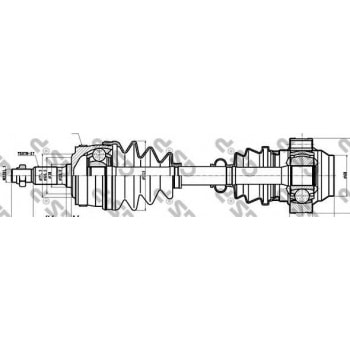 AKS MILI ON V-CLASS 638/2 99>03 VITO 638 99>03 - GSP 235003