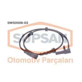 ABS SENSOR KABLOSU ON CORSA D GRANDE PUNTO MITO - SUPSAN SWS0008-03