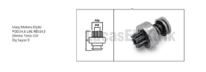 MARŞ DİŞLİSİ-BOS 9D (0105) MERCEDES 302 YM. MF - LUCAS-SDR1006