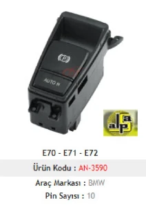Unıversal E70 - E71 - E72  Emf - Park Fren Butonu  >>61319148508 - Mcar-An3590