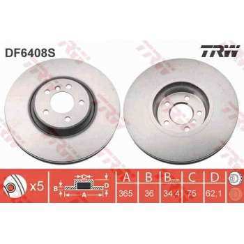 FREN DISKI ÖN - TRW DF6408S