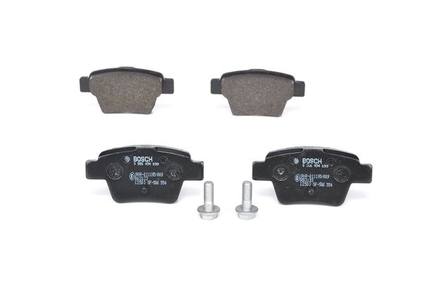 ARKA FREN BALATASI P307 C4 C4 COUPE P207 1,4 16V,1,6 16V,1,6 HDI 110 FAP,1,6 HDI 90 2,0 16V,2,0 HDI - BOSCH 0986494099