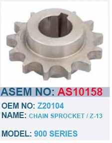 JOHN DEERE 630 955 DEPO BOŞALTICI DIŞLI KÜÇÜK Z-13 DIŞ - Z20104 - AS10158