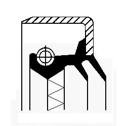 Volvo Truck (12011324b) Yag Kecesi. Poyra B1visldrwx6 150.0x 180.0x 16.0 Fkm Volvo - Corteco 82011324