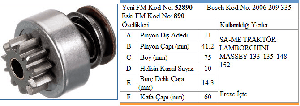 MARŞ DİŞLİSİ-BT 11D SAME TRK/LOMBORGHINI/MF135 - FORMMETAL-52890