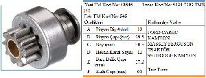 MARŞ DİŞLİSİ-LT 10D AS.950/CARGO/MF285  YATIK FREZE - FORMMETAL-42545
