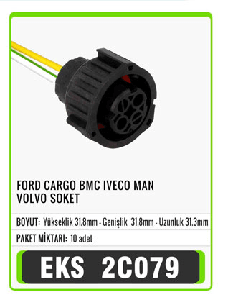 SOKET-MÜŞÜR ŞANZIMAN FORD CARGO BMC IVECO MAN VOLVO - EKS-2C079