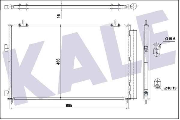 KLIMA RADYATORU RAV4 2012> - KALE 353095