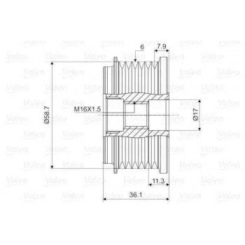 ALTERNATOR KASNAGI (RULMANLI) BOXER III DUCATO IIII JUMPER III 22DT PUMA TRANSIT TOURNEO 2,2HDI / 2, - VALEO 588033