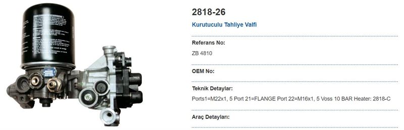 KURUTUCULU TAHLIYE - MERCEDES-BENZ / AXOR - TRAVEGO - MAY 2818-26