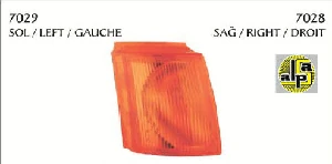 Unıversal Sinyal Lambası Sol-Ford T15 Duysuz 98--2000 - Pleksan-7029