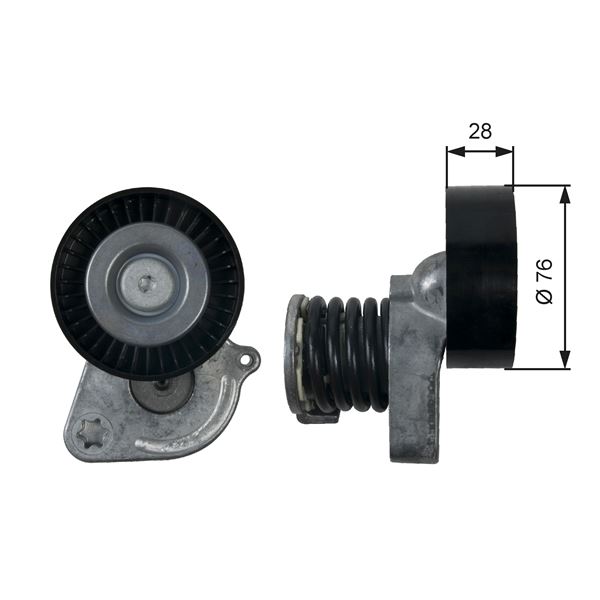 KAYIS GERGI RULMANI (KUTUKLU) W204 07>14 S204 07>14 W212 09>15 R172 11> - GATES T39207