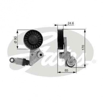 ALTERNATOR GERGI RULMANI (KUTUKLU) ASTRA F G 2,0DTI VECRTA B C2,0DTI 2,2DCI ZAFIRA SIGNUM OMEGA B - GATES T38239