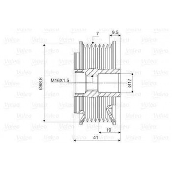 ALTERNATOR KASNAGI KIA SORENTO - VALEO 588075