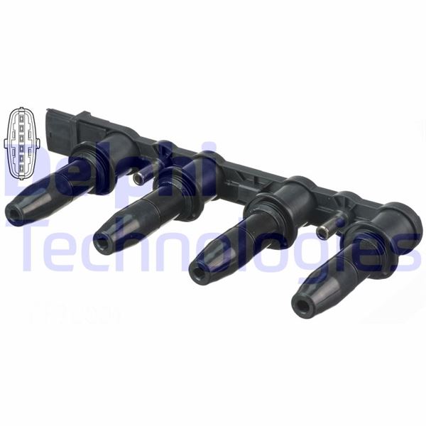 ATESLEME BOBINI ASTRA H ASTRA G CORSA D INSIGNIA A MERIVA A VECTRA C ZAFIRA B A16LEL A16LER A16LET A - DELPHI CE20009-12B1