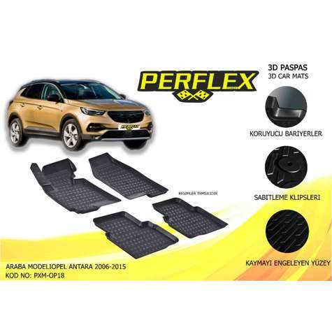 Opel Paspas 3d Havuzlu X-Mat Antara 06>15 - Perflex Pxm-Op18