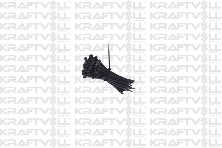 Unıversal Cirt Kelepce 2,5 MM 100 MM Siyah 100lu Paket - Kraftvoll 21031606