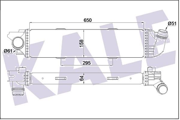 TURBO RADYATORU NISSAN NV300 VIVARO TRAFFIC III 1.6 CDTI 14> NV300 - KALE 352480
